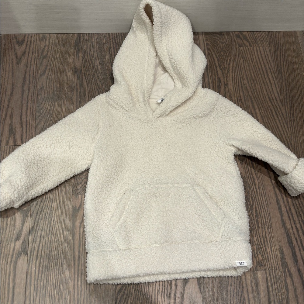 Gap Kids Cozy Cream Kids Hoodie